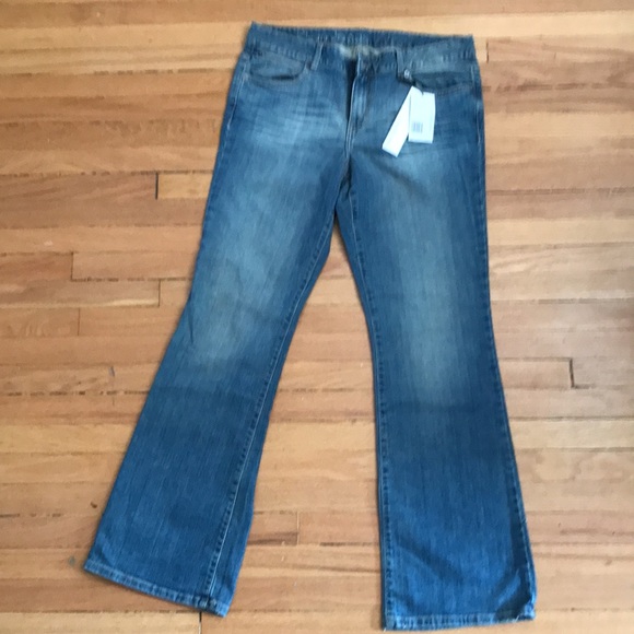 NWOT ultimate bootcut Calvin Klein low rise waist slim fit narrow leg jeans - Picture 4 of 5